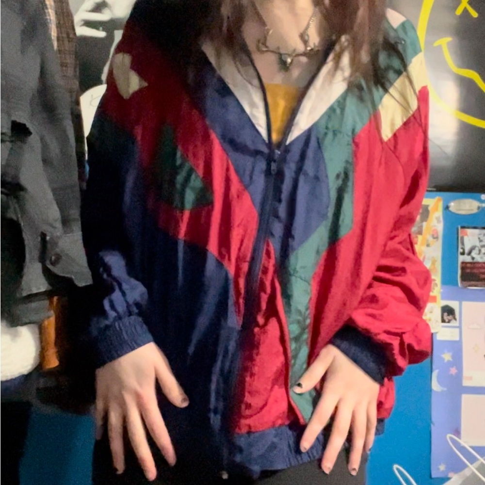 Unisex, vintage bomber, size large